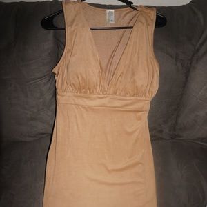 Tan dress